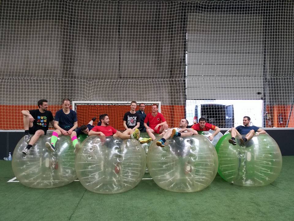 bubble foot team building